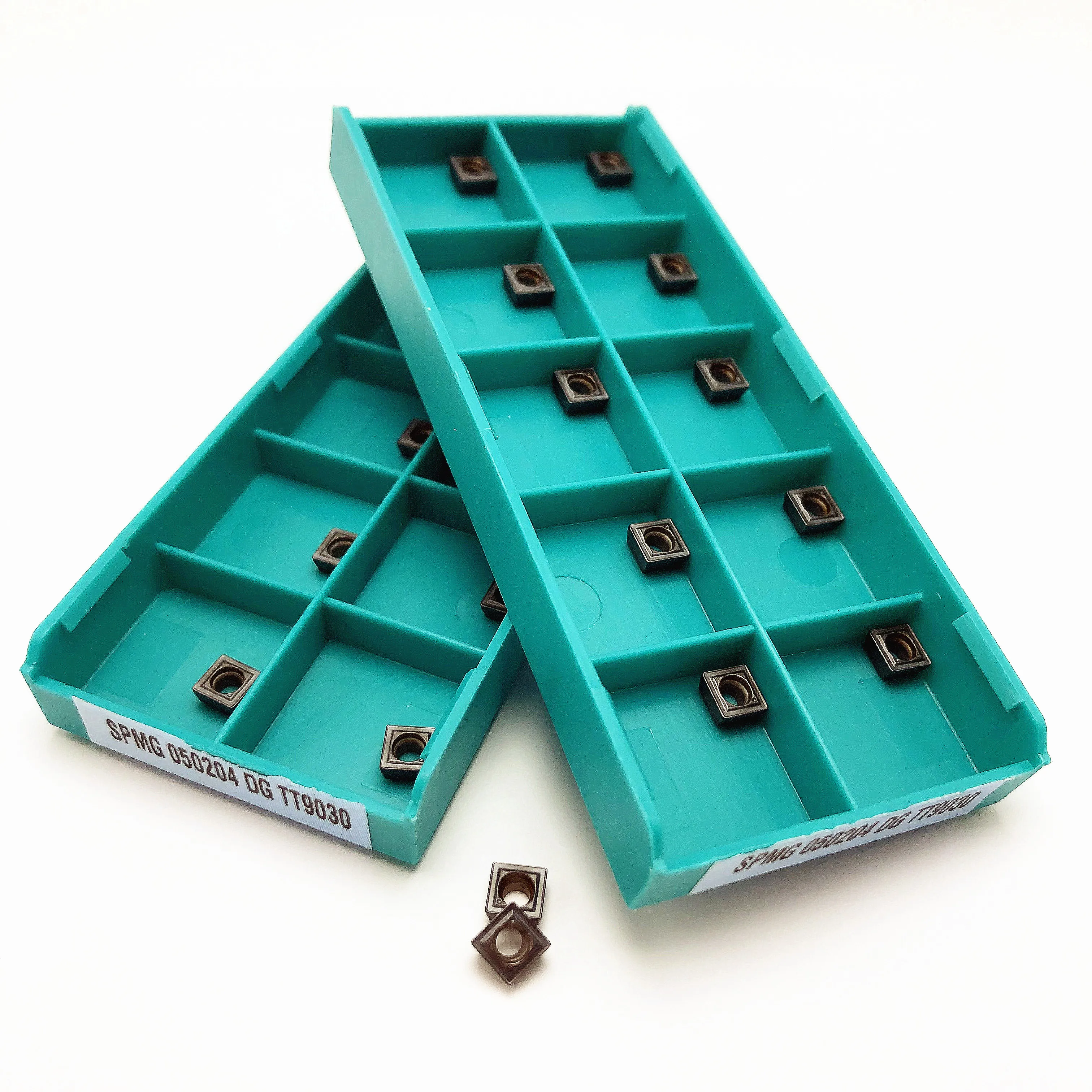 Carbide Insert SPMG050204 DG TT9030 / TT8020 CNC Lathe Slotting Tool SPMG050204 Tungsten Carbide Turning Tool