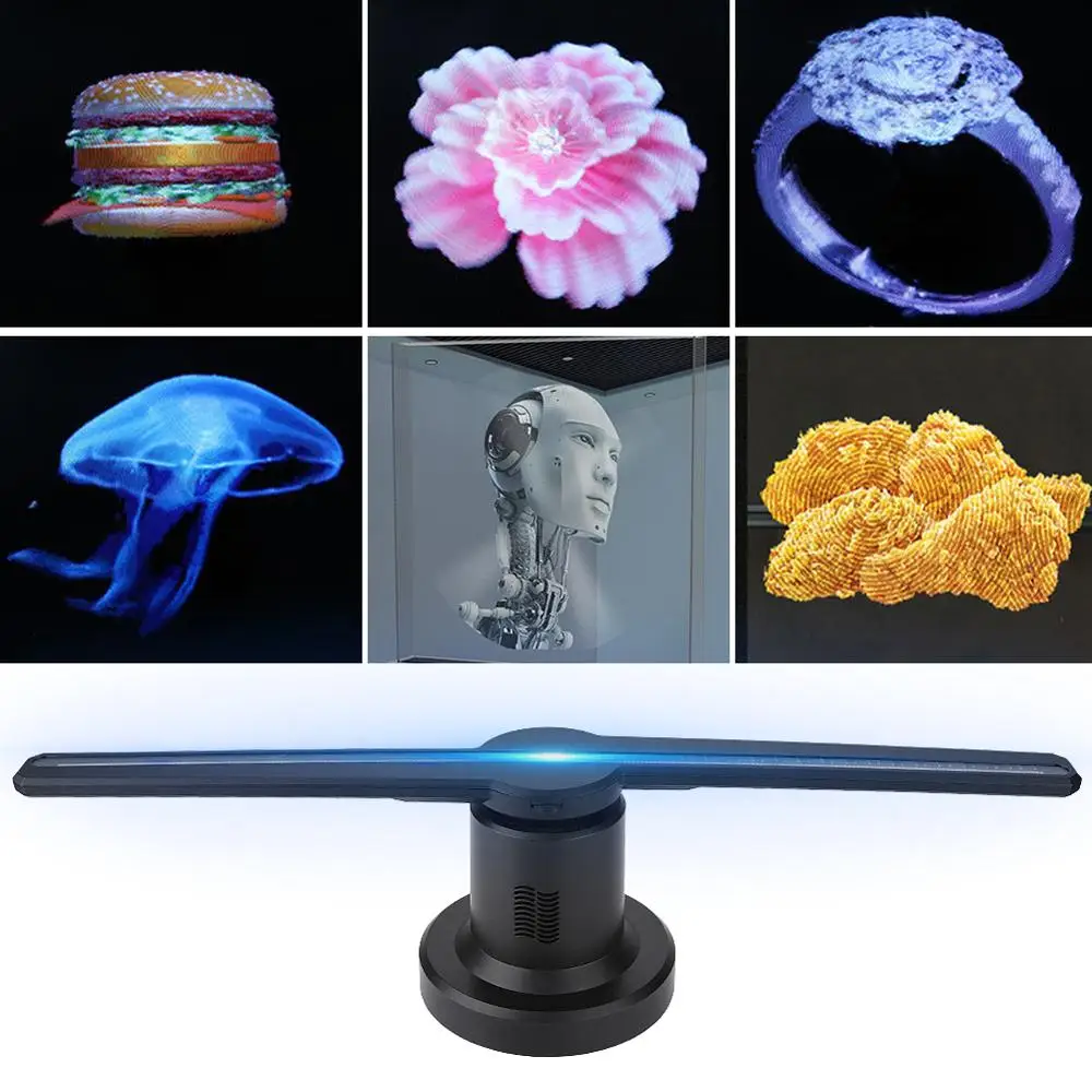 3D LED Hologram Projector Fan Holographic Display Fan Advertising Exhibiton UK
