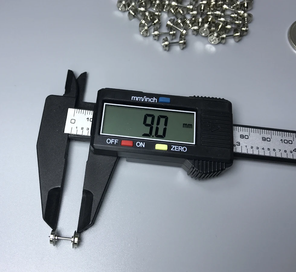 N Масштаб Модель поезда металлические колеса аксессуары сплав колеса 1: 160 DIY Изготовление