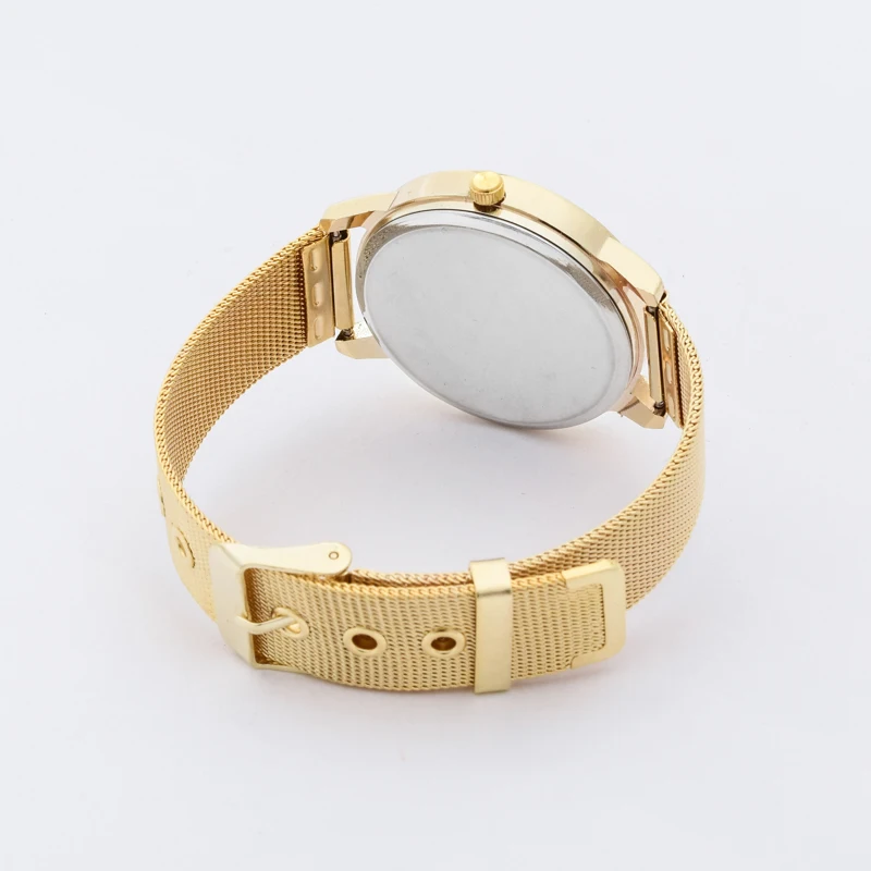 2017 Hot Venda Nova Famosa Marca Ouro Rel&oacute;gio de Quartzo Casuais Mulheres de Malha de Metal Inoxid&aacute;vel de Cristal Rel&oacute;gio de Vestido Rel&oacute;gios Relogio feminino