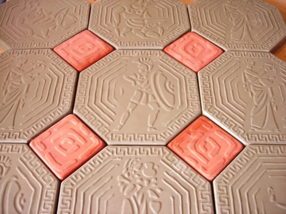 Пластиковые формы для бетонной тротуарной плитки 4 шт.|stone plastic mold|plastic paving stonesmold for