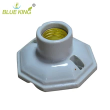 Шестигранный керамический разъем для лампы e27 screw mount устойчивостью к высоким температурам основание светильника аксессуары для фурнитуры для настольной лампы