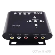 ANSHILONG 2Ch Mini SD Card Car DVR Mobile with Audio Recording and Motion Detection