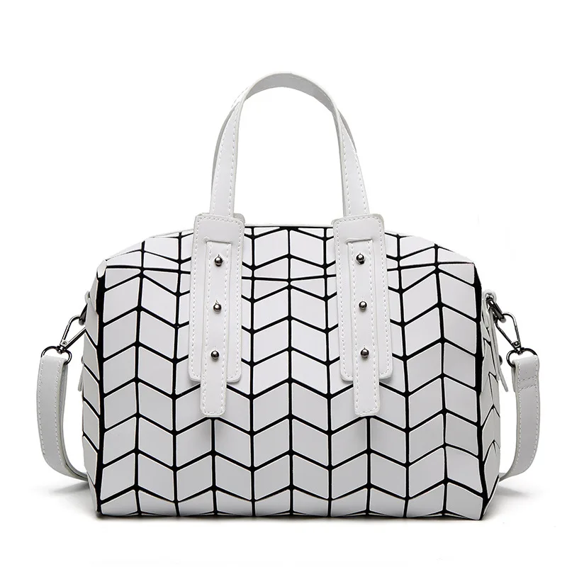 

2018 Spring New Luxury Handbags Women Bags Designer Handbags Girls Tote Geometry Boston Shoulder Bag CrossBody