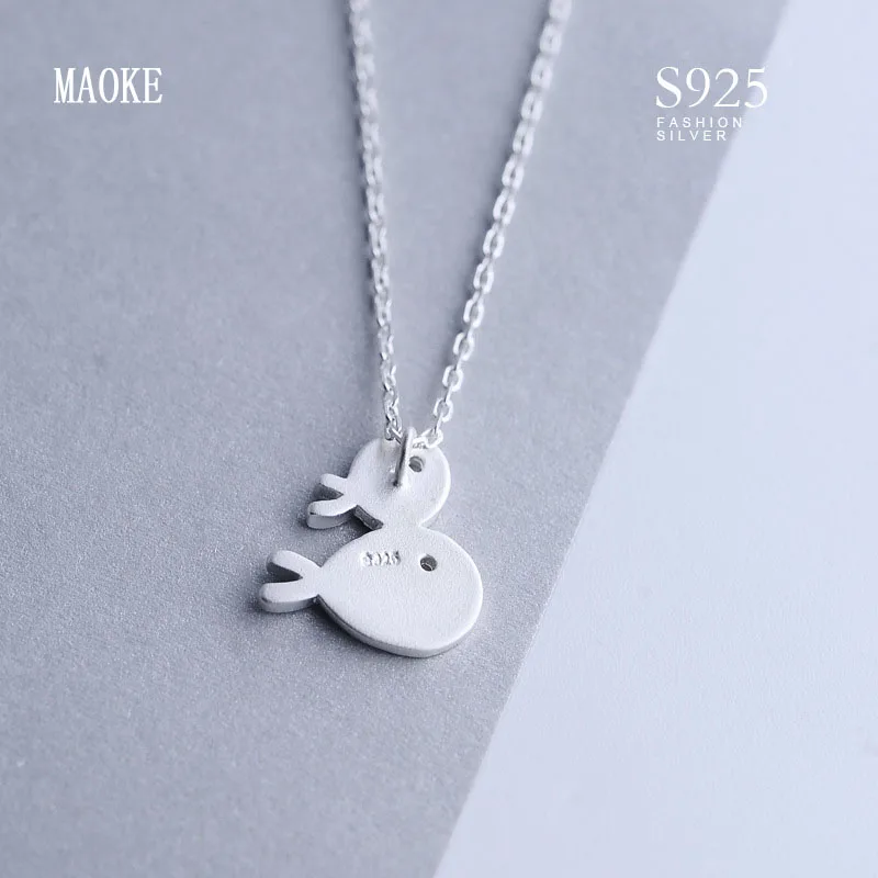 S925 SV Pisces короткое ожерелье до ключиц для женщин модные подарки | Украшения и