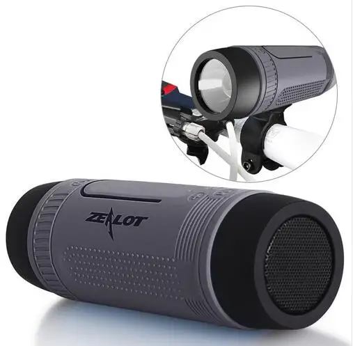 Bluetooth-Колонка Zealot S1 велосипедная портативная с поддержкой TF-карт и карабином |