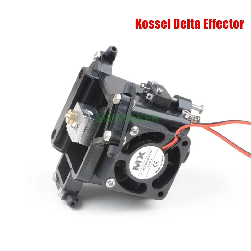 Инъекций Reprap Kossel Delta эффекторных полный комплект/комплект 1,75/3 мм M3 V6 hotend Тип автоматический уравнитель для Kossel 3D принтер