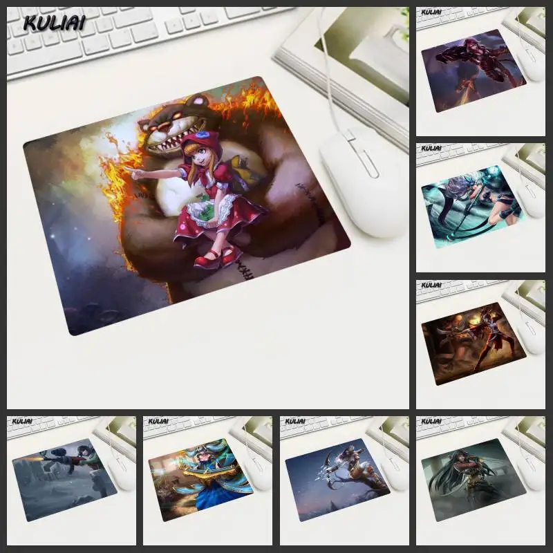 

XGZ League of Legends Mouse Pads Small Office Family Desk Pc Laptop Gamer Mouse Pad Game Mousepad Lol Mat Pad Rubber Cup Mats