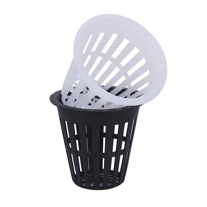 1pc Garden Plant Grow Vegetable Cloning Seed Germinate Nursery Pots Mesh Pot Net Cup Basket Hydroponic System
