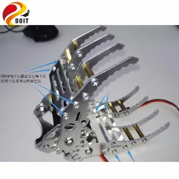 

DOIT Robotic Arm Metal Arm Robot Manipulator Gripper Claw