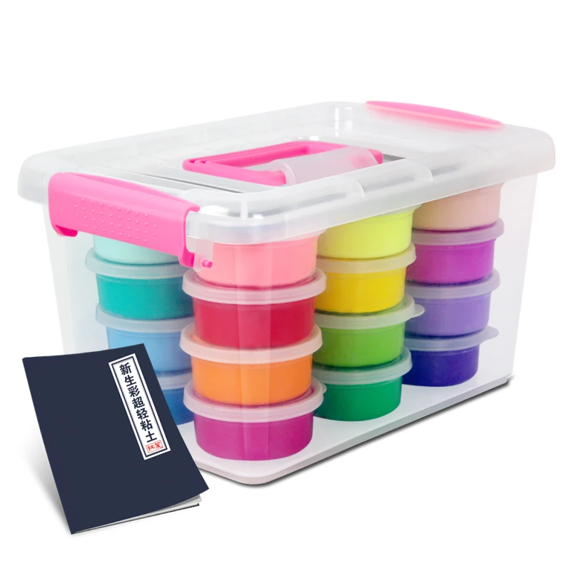 

24 36 colors clay in box slime slide fimo polymer clay intelligent plasticine baby kids toy gift
