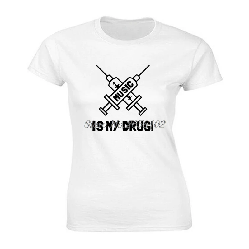 Music Is My Drug women Fashion Tshirt Trance Music T Shirt Cotton Fabric Clothes Mad Rock Bass Tee Shirt Harajuku Streetwear Music Is My Drug women Fashion Tshirt Trance Music T Shirt Cotton Fabric Clothes Mad Rock Bass Tee Shirt Harajuku Streetwear