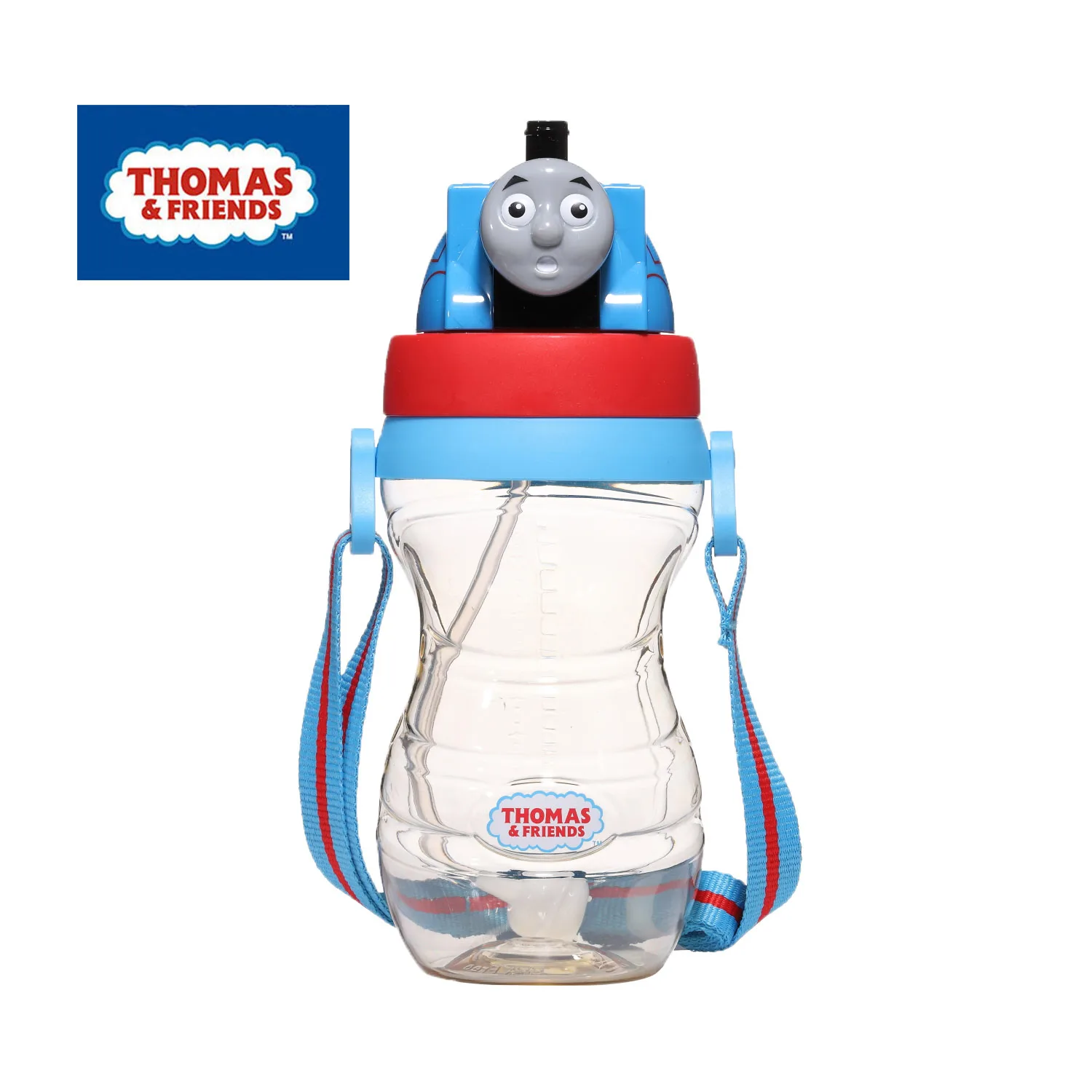 THOMAS train 400ml 3D children's gravity ball cold water bottle, baby's  favorite cold water cup red blue Gourd cup Lovely cup