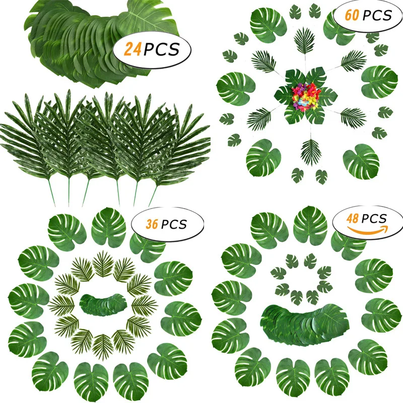 

Artificial Turtle Leaves Silk Flower Plants Table Decor Set DIY Wedding Birthday Party Backdrop Decor Home Room Decor Supplies