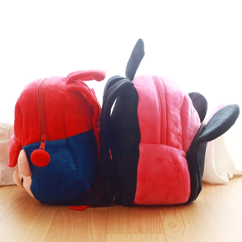 Мультфильм Микки Ститч Тоторо Рюкзак игрушка плюшевый рюкзак в форме животного для детей Детская сумка через плечо