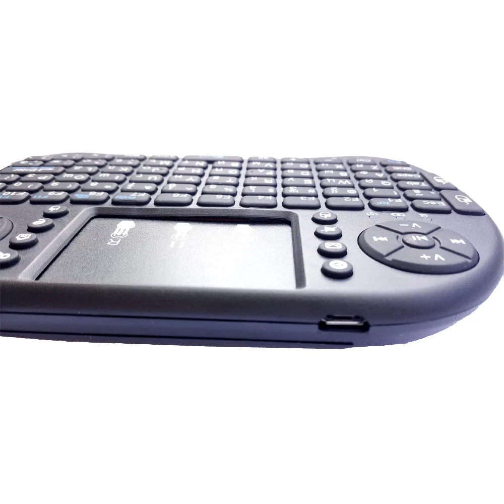 Мини-клавиатура с литиевой батареей для Android tv/tv Box, беспроводная клавиатура с сенсорной панелью, пульт дистанционного управления smart tv