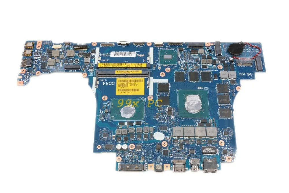 

Laptop Motherboard FOR DELL Alienware 17 R4 15 R3 Laptop Motherboard W/ I7-7820HK CPU GTX1080M/8G GPU 18VYK 018VYK CN-018VYK