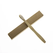 Управление по санитарному надзору за качеством пищевых продуктов и медикаментов Сертификация 2 шт./компл. 14,5 см натуральные Экологичные зубные щетки с мягкой щетиной для путешествий и дома, ребенок, дети, инструмент для ухода за полостью рта бамбук Зубная щётка