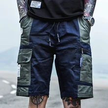 Уличная карго шорты брюки мужские новые мужские s мужские шорты в повседневном стиле свободные рабочие шорты мужские военные Короткие штаны Большие размеры