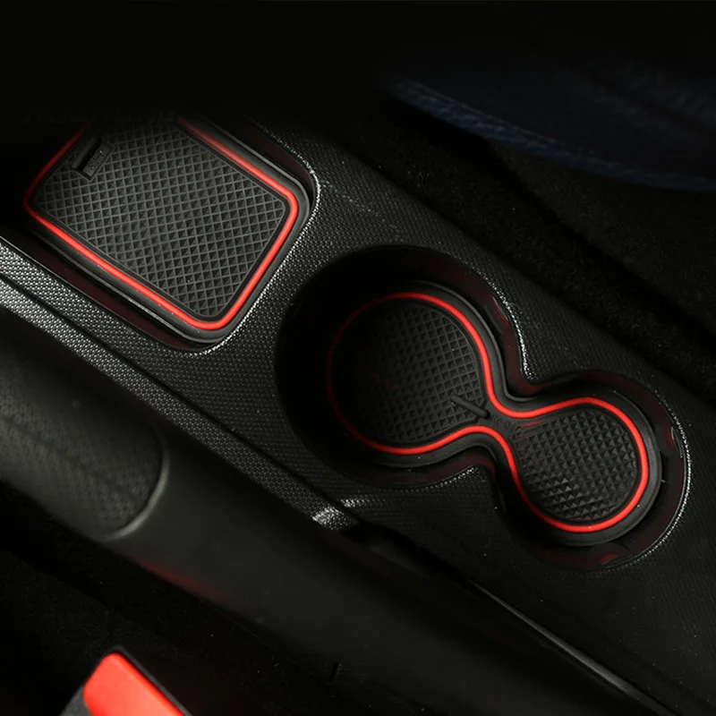 Vtear QM3 Противоскользящий коврик для дверей Renault Captur Нескользящие коврики слот