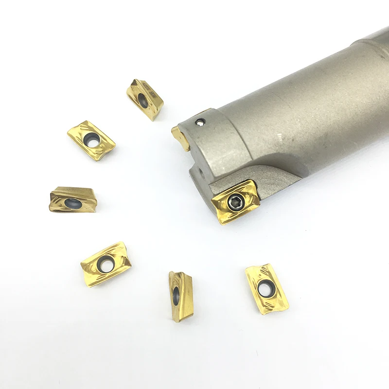 

R390-11T308 10PCS+1PCS R390 15MM / 16MM / 20MM / 25MM / 32MM 2T Milling holder carbide insert Shoulder milling tools cutter CNC