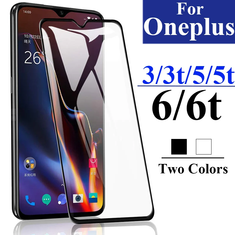 

For oneplus 5t tempered glass protective glass on the for oneplus 6t 3 5 6 3t 5t t3 t5 t6 screen protector glas for one plus 9h