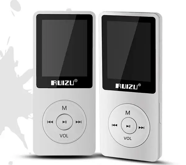 Оригинальный MP3 плеер RUIZU X02 с 1 8 дюймовым экраном может играть 100 часов 24 ГБ FM