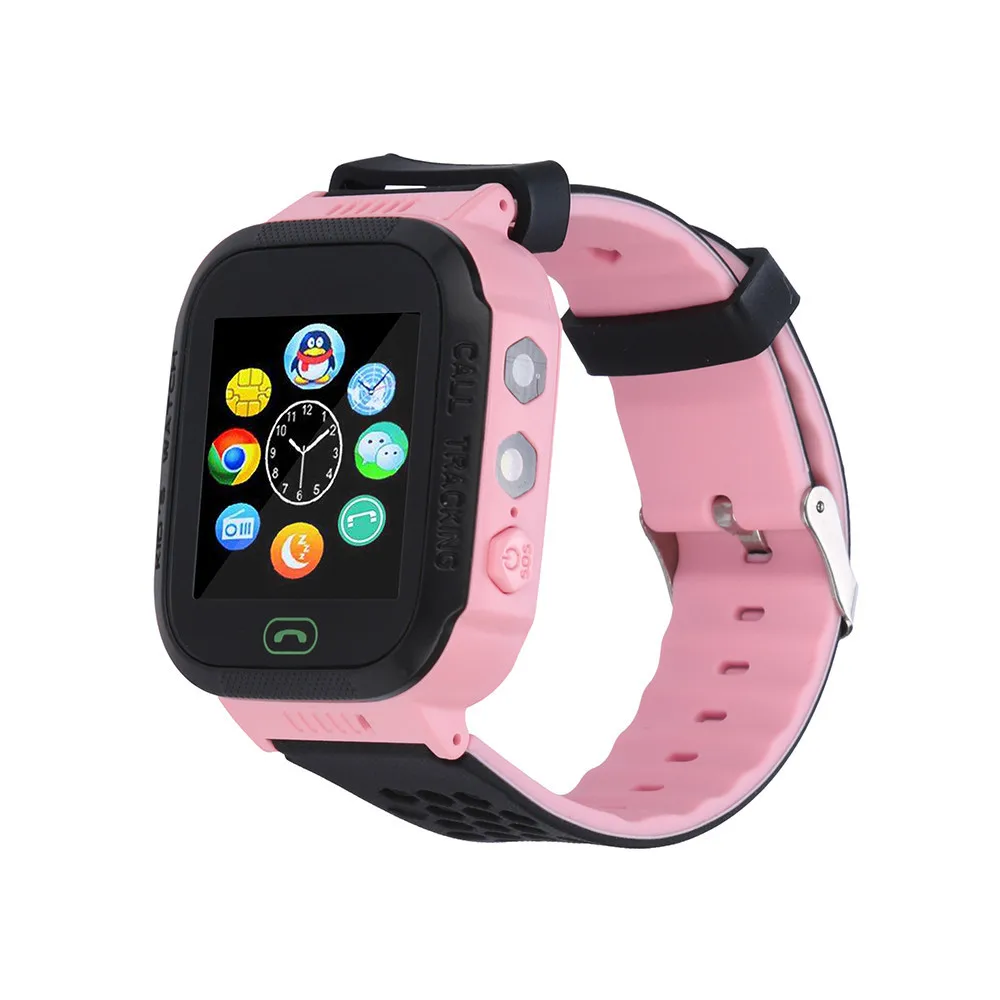 2019 New Arrival Russian SmartWatch Support GPS GSM Locator Touch Screen Tracker SOS Flashlight for Kid SmartWatch #A 