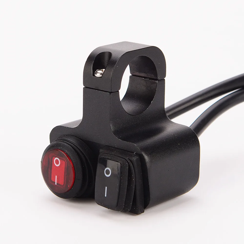 IZTOSS 12v 16A Motorcycle CNC aluminium alloy on off rocker Switches 1