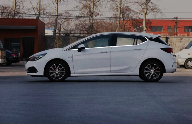 Для Opel Astra K Hatchback 2015 2019 нержавеющая сталь (L & R) нижнее украшение оконной рамы
