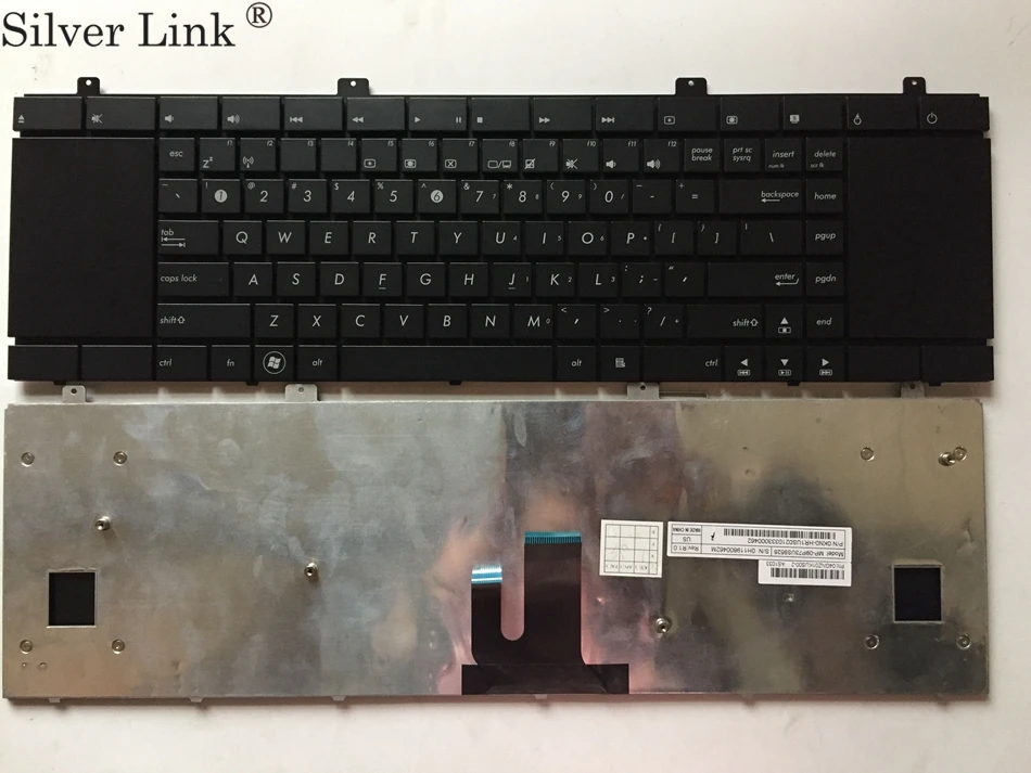 

US English Laptop keyboard for ASUS NX90 NX90J NX90JN NX90JQ NX90SN A32 black keyboard US layout