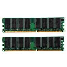 2 ГБ (2×1 ГБ) PC3200 DDR 400 МГц PC3200U Non-ECC Настольных ПК DIMM Памяти RAM 184-контактных