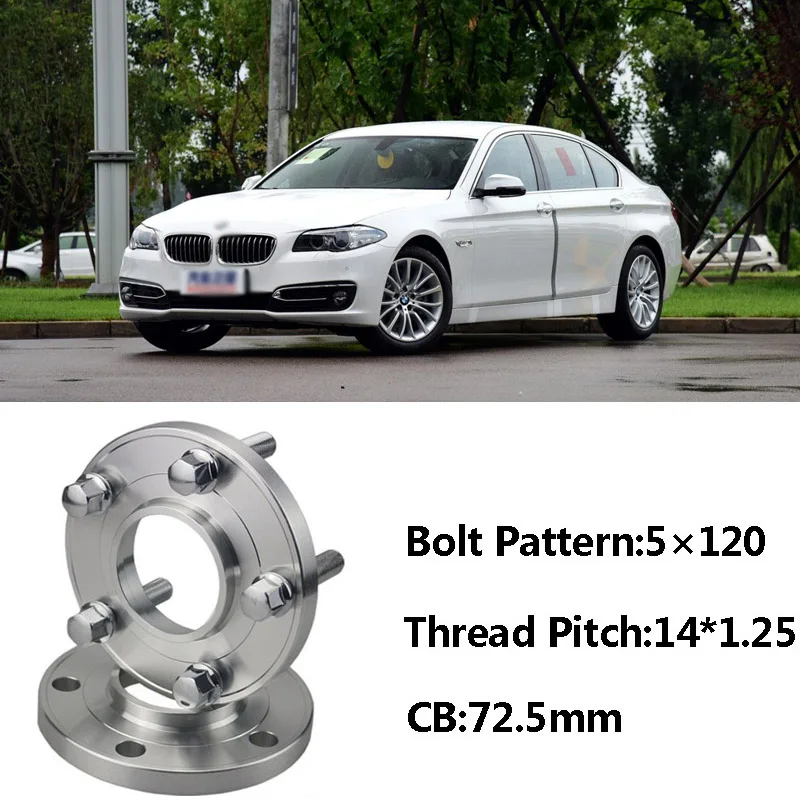 Высокое качество 2 шт Новый 5x120 72.5CB центральный колесный разделитель втулки M14 * 1 25