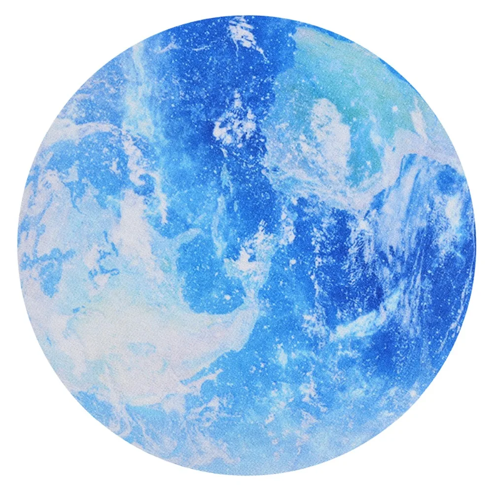

20x20CM Star Pattern Cloth Mouse Pad Cool Mars Universe Blue Color Rubber Mat Comfort Mice Mat for Computer tapis de souris