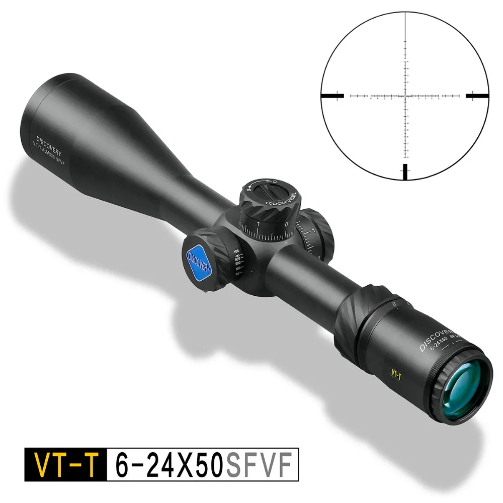 

Discovery VT-T 6-24X50 SFVF DLT FFP MIL First Focal Plane Hunting Shooting riflescope for airgun air rifle scope Camera adapte