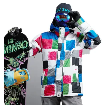 

Men Snowboard Jacket Winter Warm Clothing Outdoor Sport Wear Camping Riding Skiing Snowboard Thicken Thermal Male Coat New