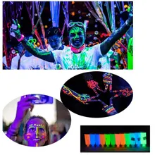 Pixco Photography Props 3Pc Party Colorful DIY Body painting luminous pigment luminous paint safety and environmental protection
