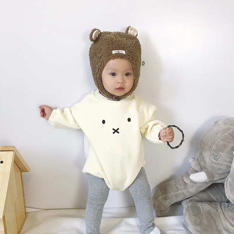 

MILANCEL Baby Bodysuits Rabbit Style Infant Boys Clothes Bat Sleeve Baby Girls Outfit Cute Jumpsuit for Baby Clothing