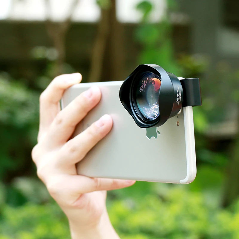 Cena Ulanzi telefon komórkowy 2X teleobiektyw 4K HD Tele portret obiektyw obiektywy do aparatu Clip On obiektyw do iPhone 8 7 X Plus Samsung S8 S9