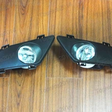 Комплект передних и левых прозрачных противотуманных фар объектив лампы+ Чехлы Замена для MAZDA 6 2003-2005