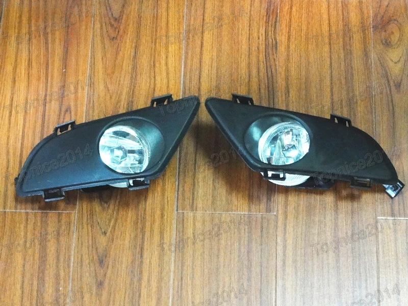 Buy Set Front Right & Left Clear Fog Lights Lamp Lens