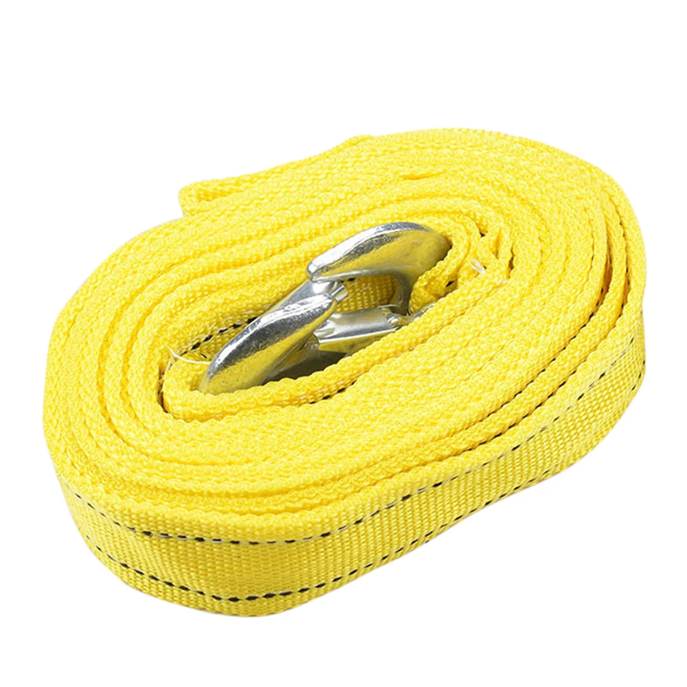 4 M الطوارئ استخدام حزام مدمن مخدرات سحب كابل النايلون طبقة مزدوجة سيارة الجر حبل كابل سميكة