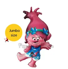 108*66 cm Bonito Dos Desenhos Animados de Trolls Papoula Foil Balloons Decorações Do Partido Do Chuveiro Do Bebê Brinquedos Para As Crianças Globos Decorações Do Casamento