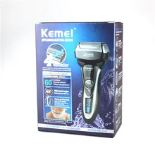 Электрическая возвратно-поступательная бритва с 4 лезвиями для бритья бороды для мужчин и женщин Kemei перезаряжаемый триммер для лица Прямая поставка