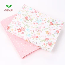 Новинка, 2 шт./партия, 40x50 см, хлопковая ткань с цветами для шитья, лоскутное шитье, ткань для детского платья, постельные принадлежности, tecidos, сделай сам, кукольная ткань K71