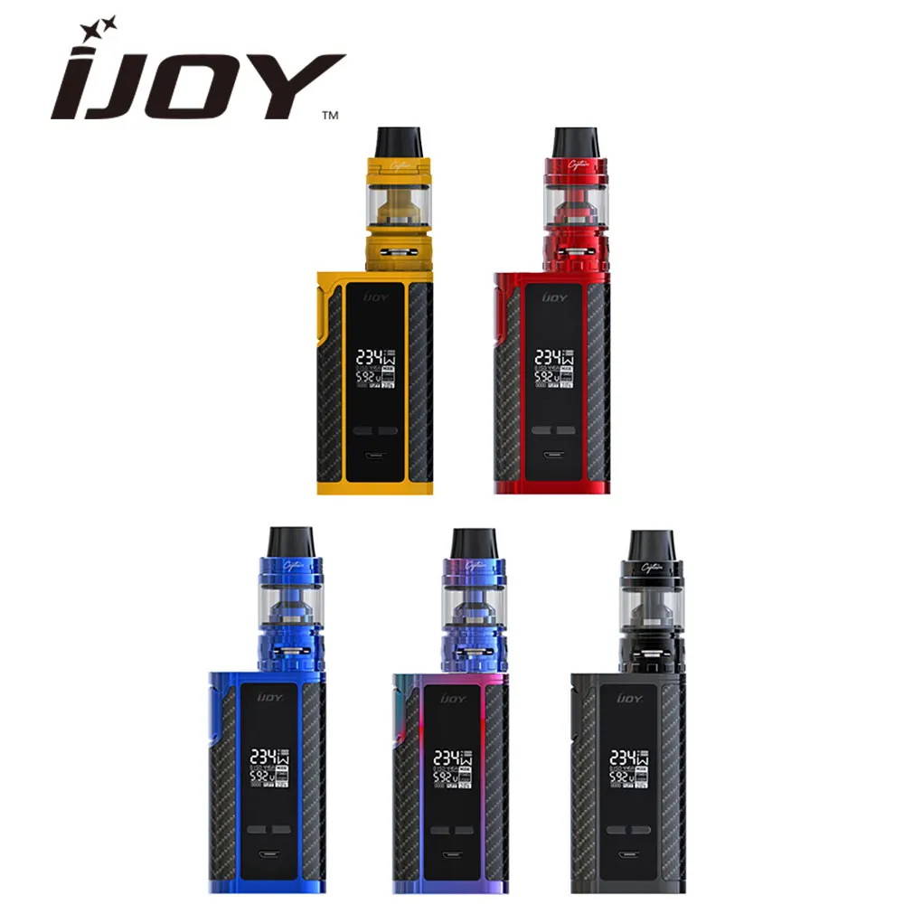 IJOY капитан PD270 комплект с 2 шт. 20700 батареи 6000 мАч капитан PD270 TC мод и 4 мл капитан S Танк Vs капитан PD1865 Vape комплект