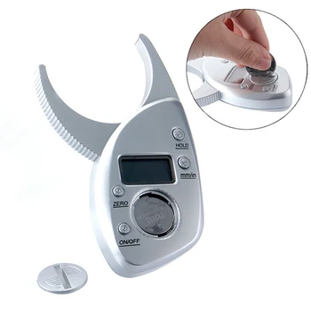 

Body Fat Caliper Tester Scales Fitness Monitors Analyzer Digital Skinfold Slimming Measuring instruments Electronic Fat Measure