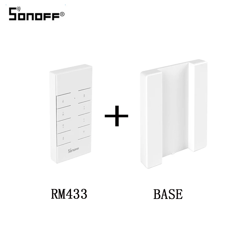 Sonoff IFan03 конвертировать неумный светодиодный CeilingFan в WiFi Smart CeilingFan приложение дистанционное управление ВКЛ/ВЫКЛ - Комплект: RM433 Add Base