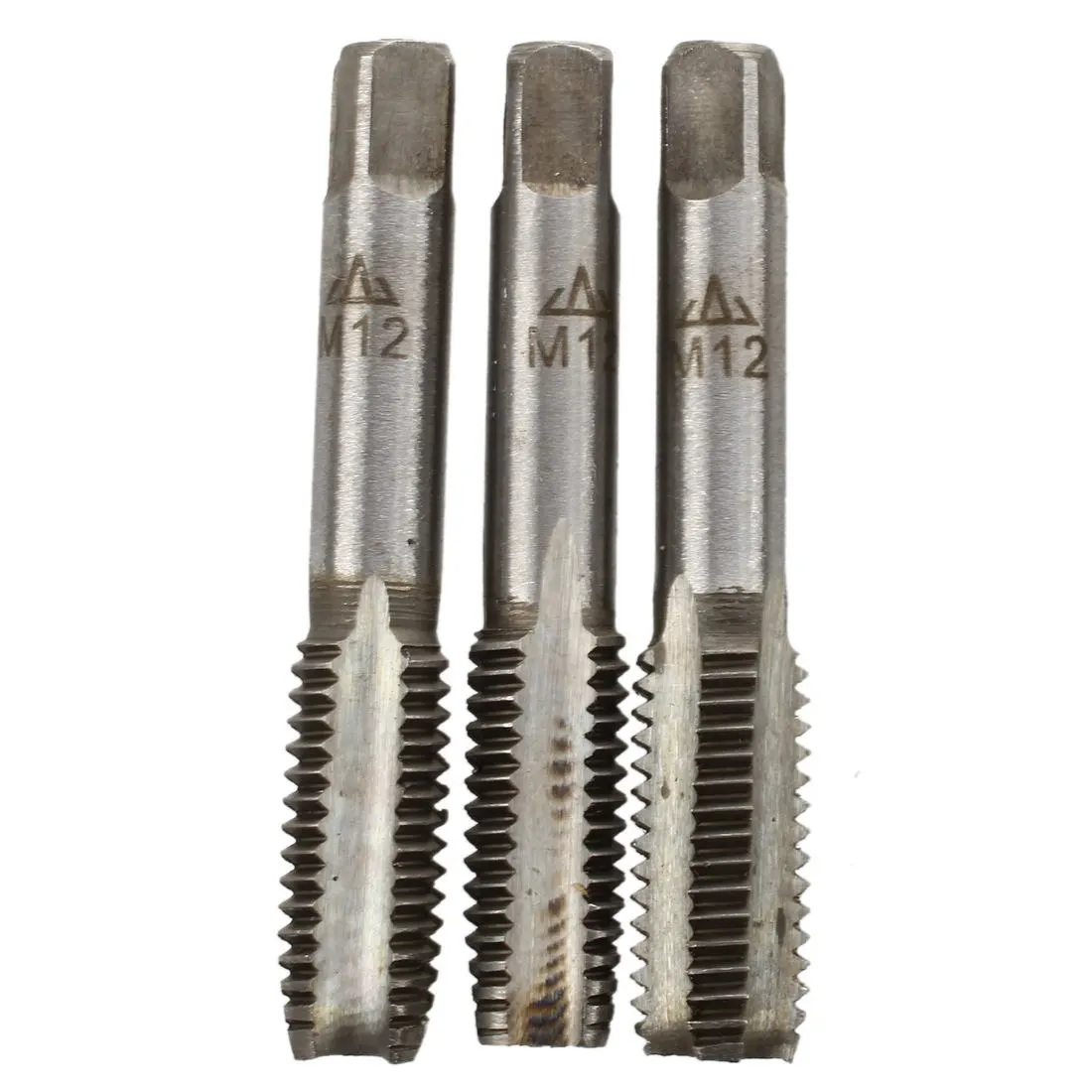 

2 pcs of MOOL 3 Pcs Hardware 12mm x 1.75mm Machine Bottoming Taper and Plug Metric Tap