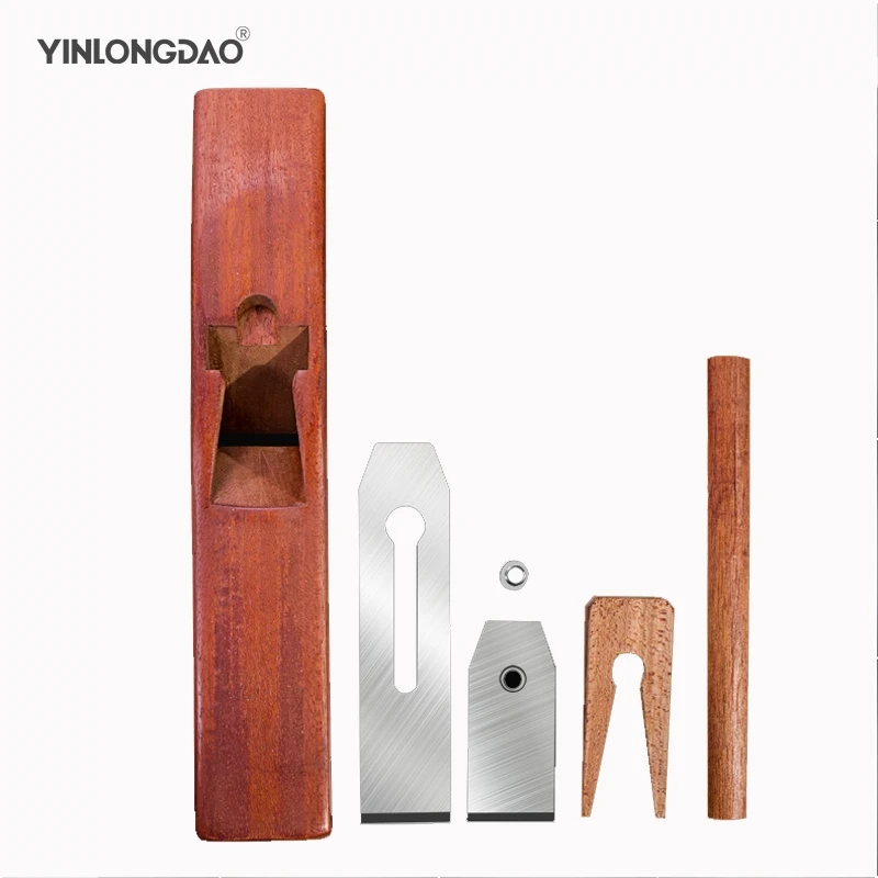 YINLONGDAO Hand Plane Wood Planer Rosewood PlaneFlat Wood Plane Bottom Edged Hand Planer Blades For Carpenter Woodworking Tools